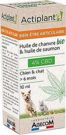 ActiPlant'3 - Huile de CBD 4% Bien-être Articulaire pour Chien - 10ml