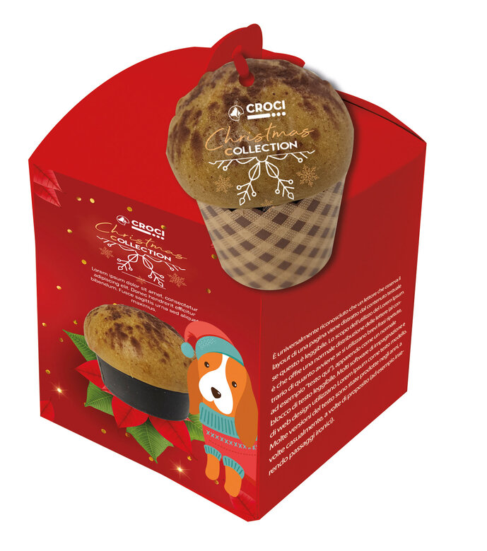 Croci - Friandises SNACK XMAS PANETTONE pour Chiens - 6CM image number null