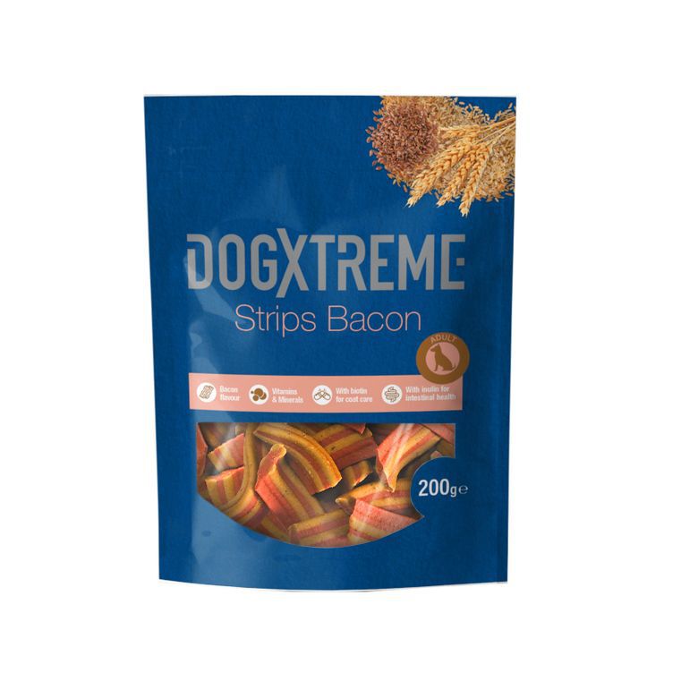 Dogxtreme - Friandises Bande au Bacon pour Chien Adulte - 200g Image num&eacute;ro 1