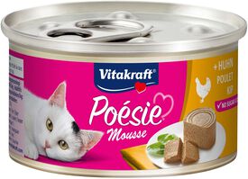 Vitakraft - Pâtée en Mousse Poésie au Poulet pour Chats - 85g