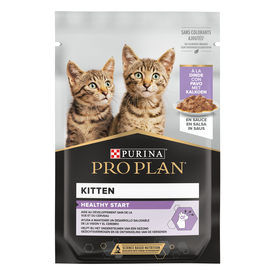 Pro Plan - Pochon Kitten HEALTHY START Dinde en Sauce pour chatons - 85g