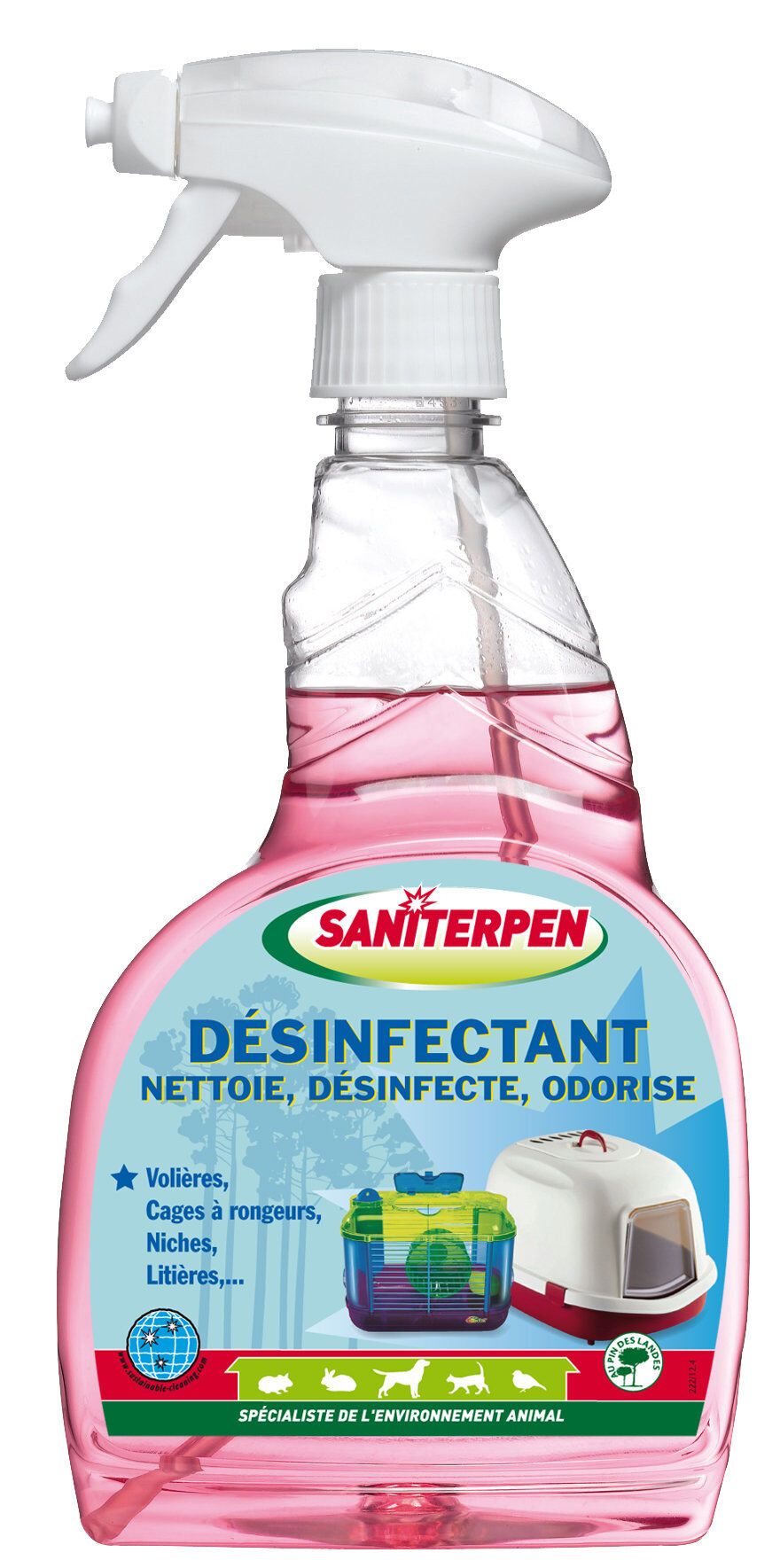 Saniterpen - Spray D&eacute;sinfectant pour Habitat - 750ml Image num&eacute;ro 1