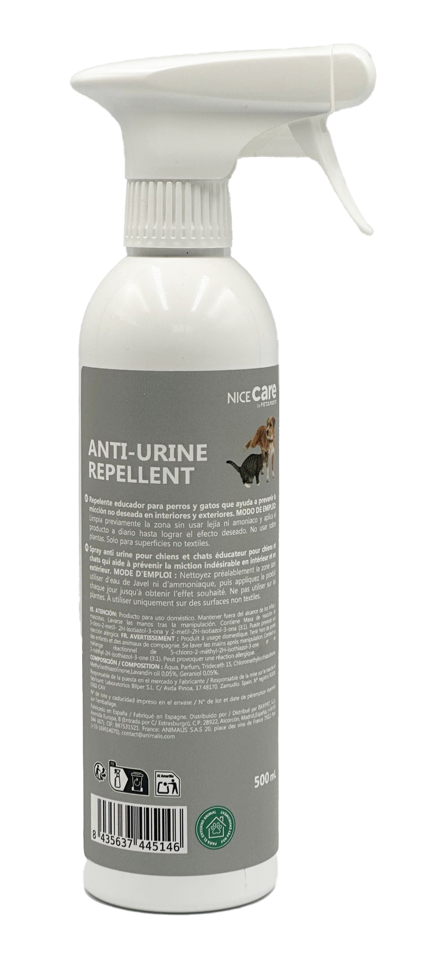 Nice Care - Spray Anti-Urine pour Chats - 500ml Image num&eacute;ro 2