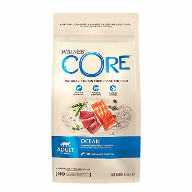 Wellness CORE - Croquettes Océan Saumon et Thon pour Chat - 1,75Kg