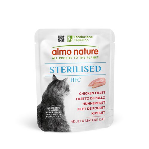 Almo Nature - Nature - Pochon HFC Sterilised Filet de Poulet pour Chats - 50g Image num&eacute;ro 1