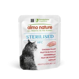 Almo Nature - Nature - Pochon HFC Sterilised Filet de Poulet pour Chats - 50g