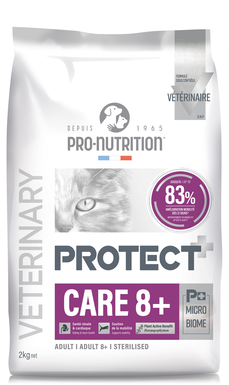 Pro - Nutrition - Croquettes Protect Care 8+ pour Chats - 2Kg