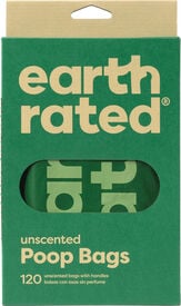 Earth Rated -  Sac Propreté Eco-Friendly sans Parfum avec Poignées - x120