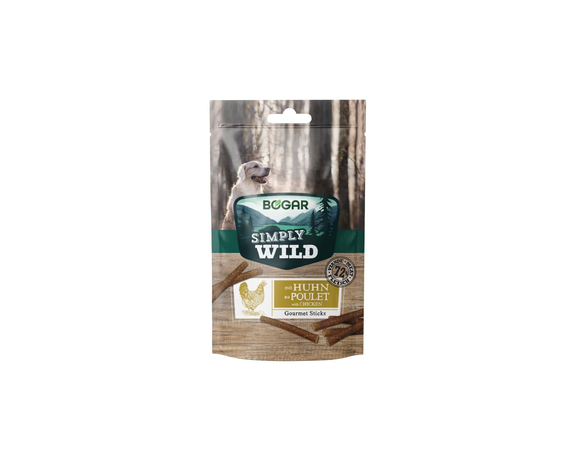 Simply Wild - Friandises en Sticks au Poulet pour Chiens - x10 Image num&eacute;ro 1