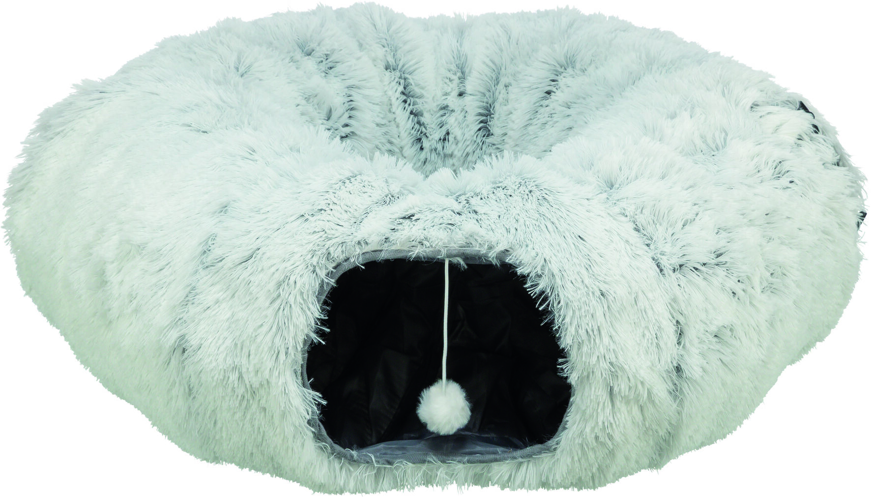 Trixie - Tunnel de Jeu/Donut Harvey Gris pour Chats - 25x160cm Image num&eacute;ro 1