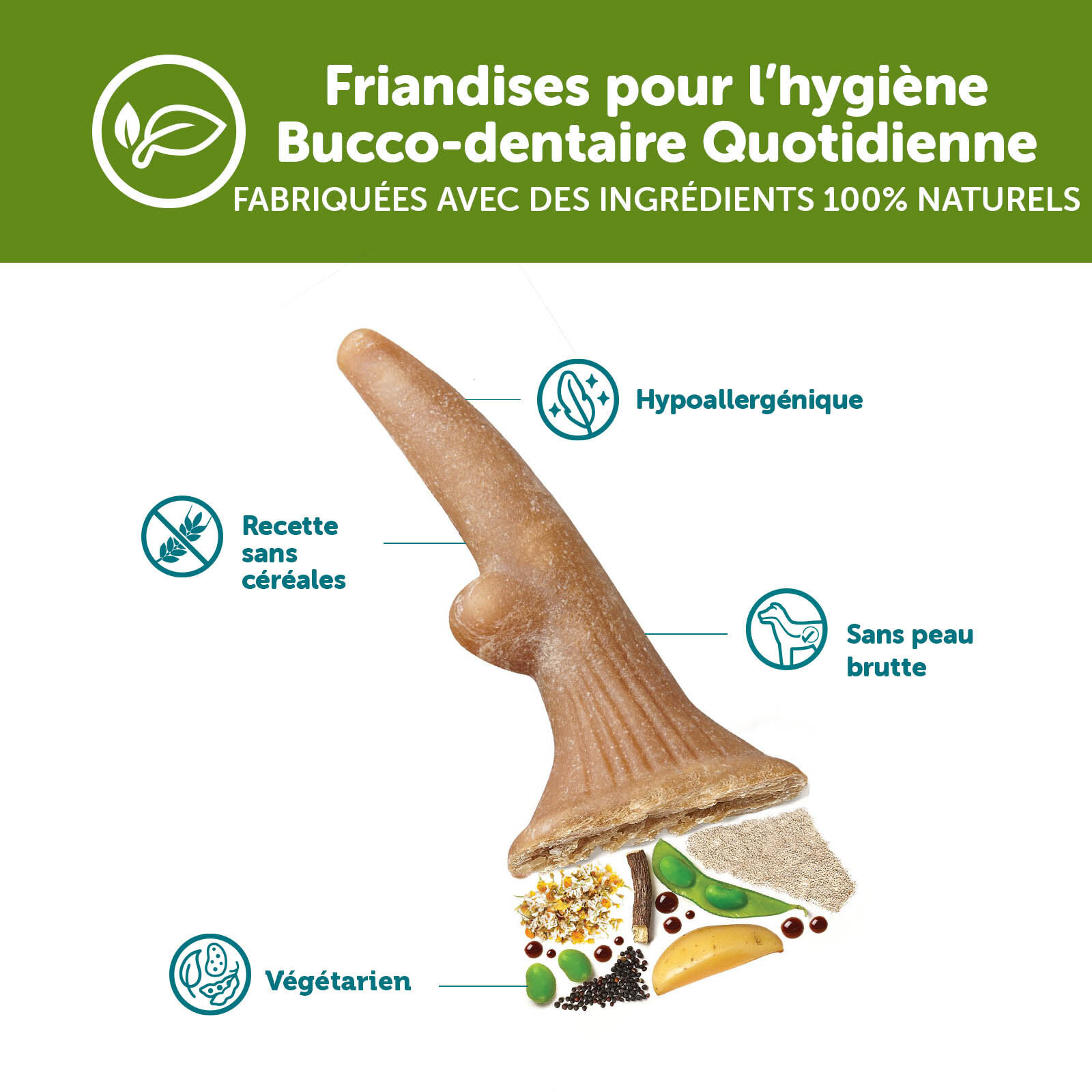 Whimzees - Sachet Antler - M 12 Pcs Image num&eacute;ro 6