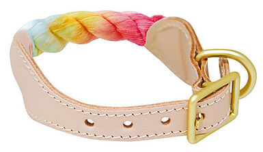 Croci - Collier Corde Sorbet Arc-en-Ciel XS pour Chiens - 20-24cm
