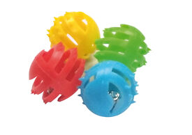 Croci - Jouet Balle Plastique avec Grelot pour Chats - 4cm