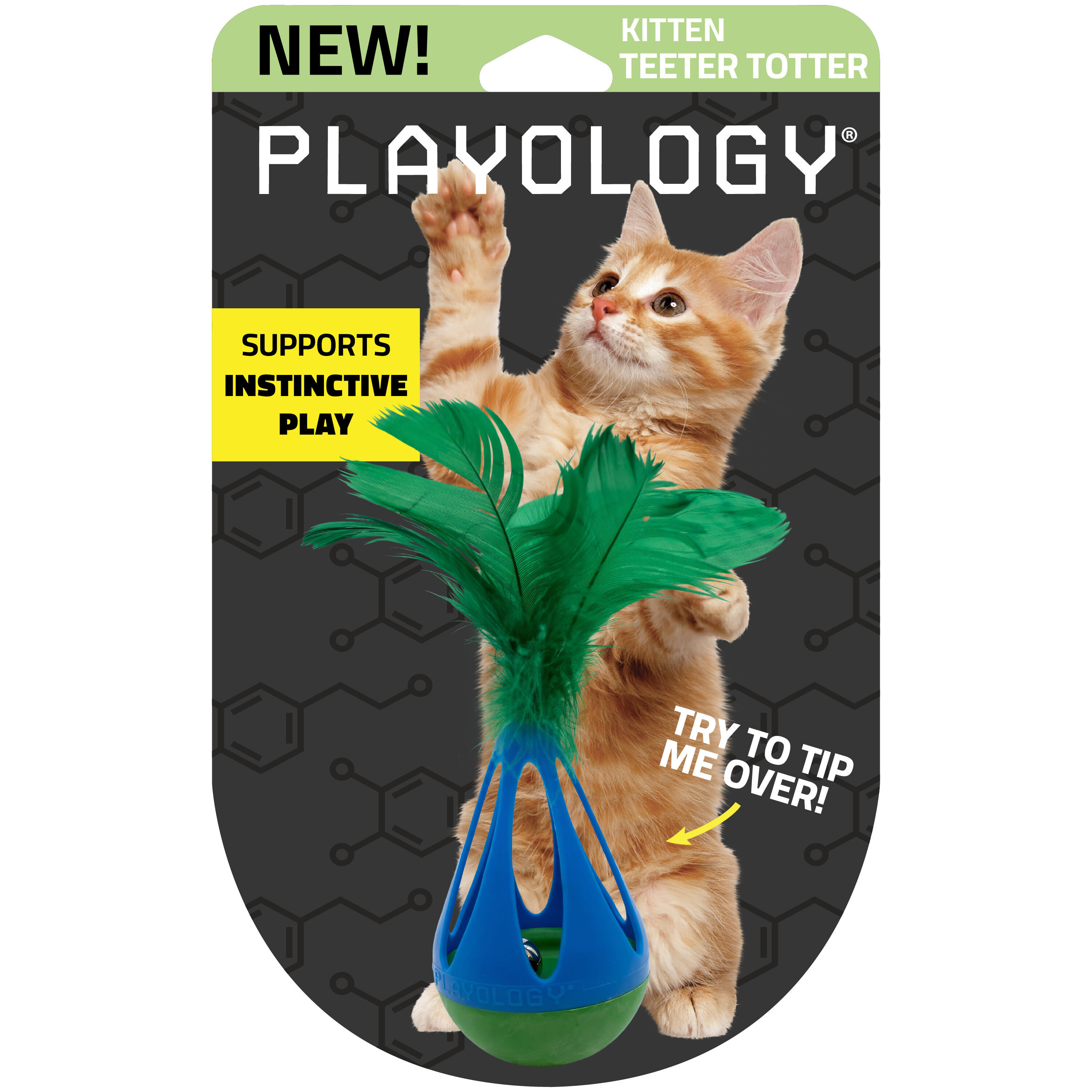 Playology - Jouet Balan&ccedil;oire &agrave; Bascule pour Chats Image num&eacute;ro 1