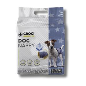 Croci - Couches Jetables Dog Nappy Diaper Jeans pour Chien