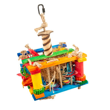 Duvoplus - Boîte à Jeu en bois avec Sisal Coco