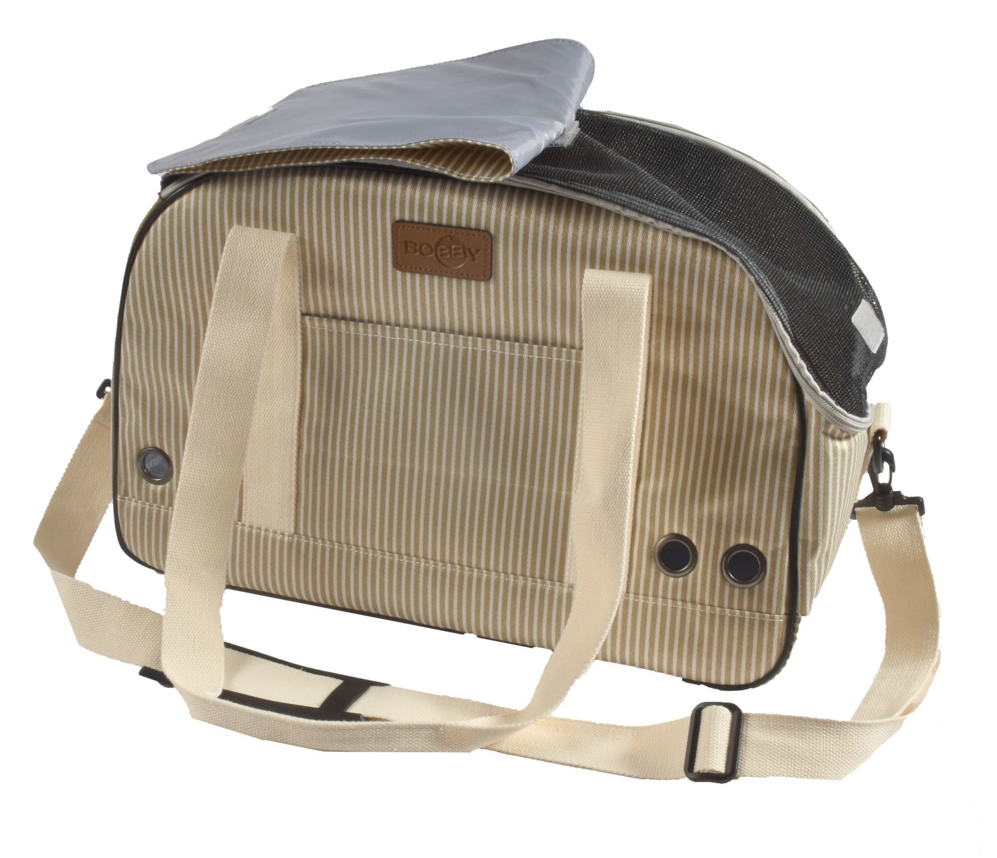 Bobby - Sac de Transport Tennis Beige pour Chiens et Chats - 45cm Image num&eacute;ro 2