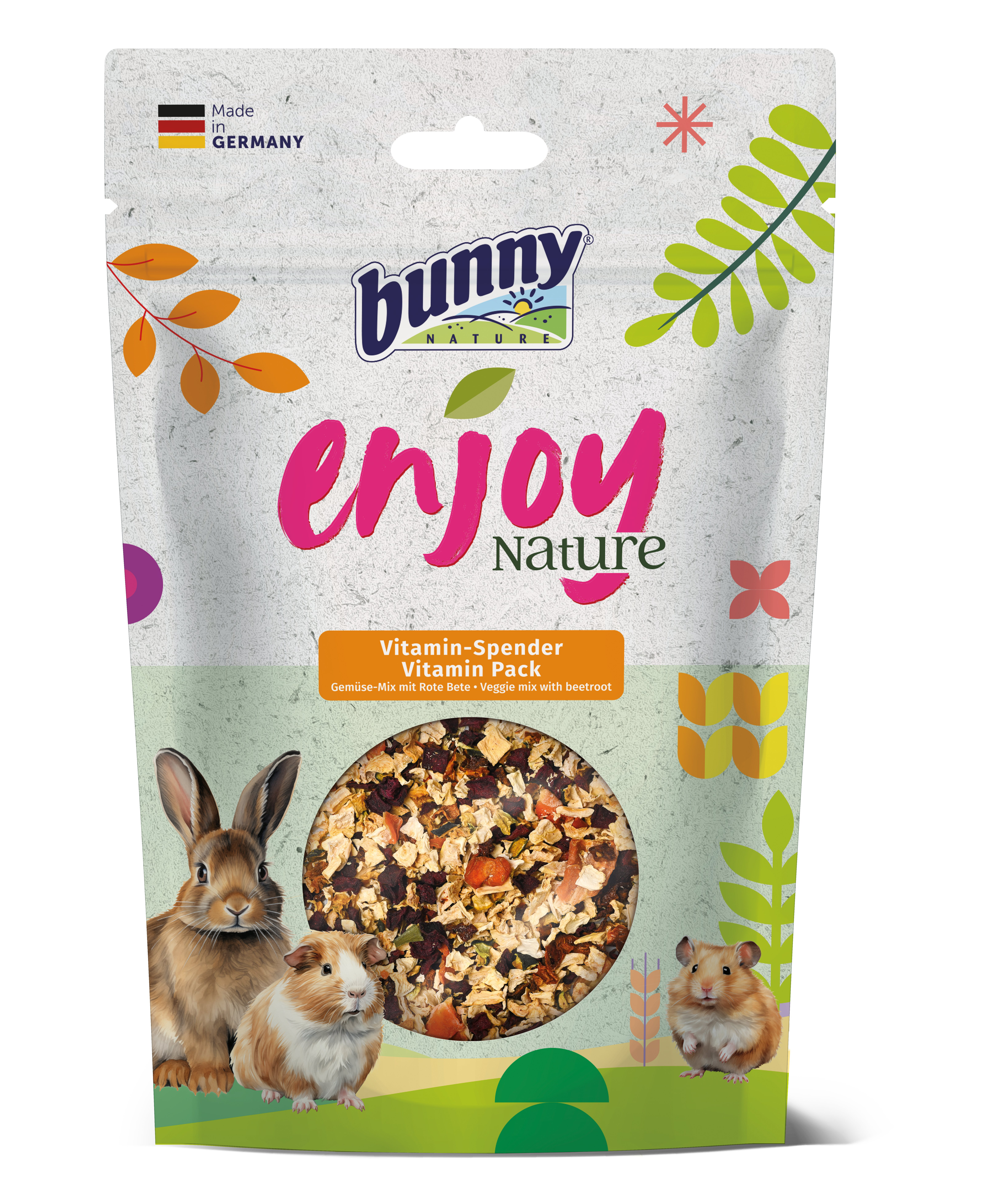 Bunny Nature - Snack Enjoy Nature Vitamin&eacute; Mix L&eacute;gumes et Betterave - 90g Image num&eacute;ro 1