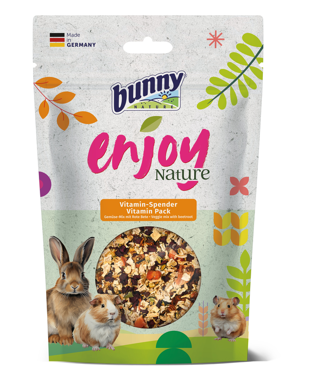 Bunny Nature - Snack Enjoy Nature Vitaminé Mix Légumes et Betterave - 90g Image numéro 1 Bunny Nature - Snack Enjoy Nature Vitaminé Mix Légumes et Betterave - 90g Image numéro 1