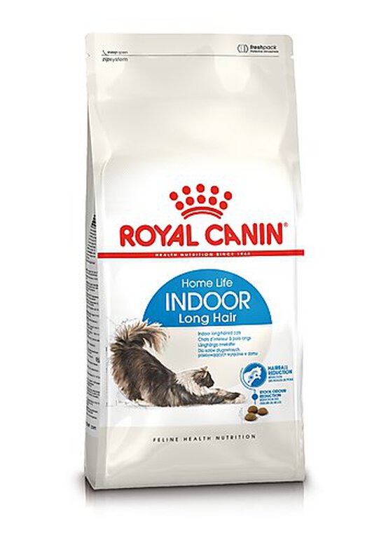 Royal Canin - Croquettes Indoor Long Hair pour Chat - 4Kg image number null