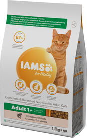Iams -  Croquettes Vitality Chat Adulte - Au saumon - 1,5kg