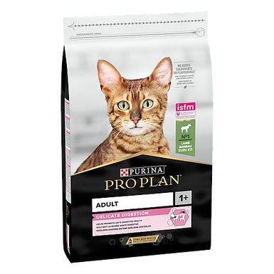 Pro Plan -  Croquettes Adult 1+ DELICATE DIGESTION Agneau pour chats adultes - 10kg -