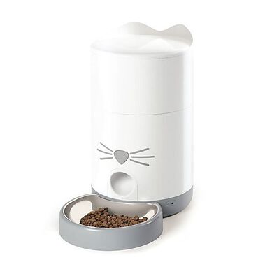 Catit - Distributeur de Nourriture Pixi Smart Wifi pour Chat - 1,2Kg