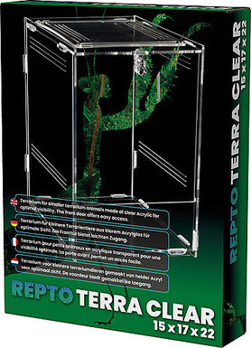 Repto - Terrarium AcryliqueTerra Clear - 15x16,5x21,5cm