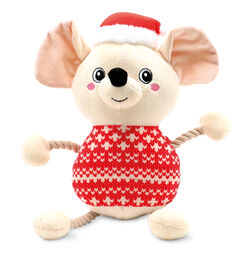 Croci - Jouet Peluche Noël Souris pour Chiens - 36cm