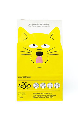 Tomojo - Croquettes aux Insectes Sans Céréales pour Chats  - 2,5Kg