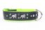 Yogipet - Collier Bulldog Cuir Crystal pour Chien Vert -T65 48/58cm Indicateur image numéro 1