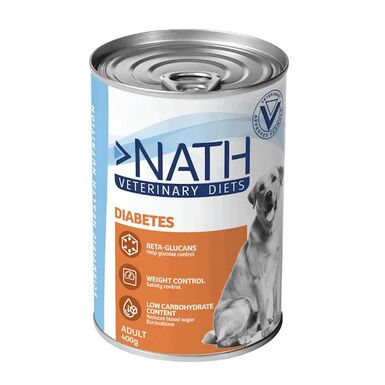 Nath Veterinary Diet - Aliment humide Diabetic pour Chien - 400G