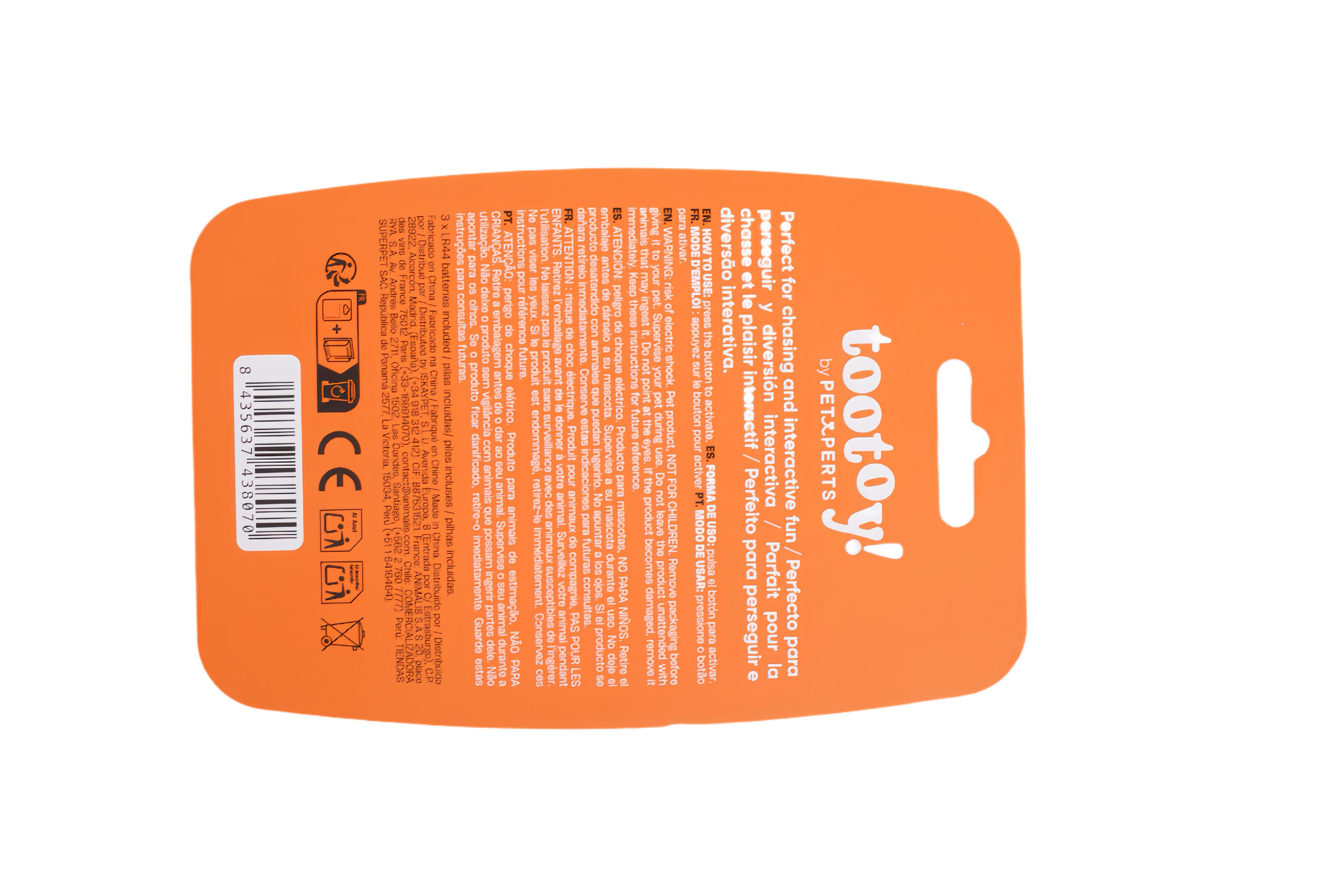 Tootoy! - Jouet Souris Laser pour Chats - Gris Image num&eacute;ro 2