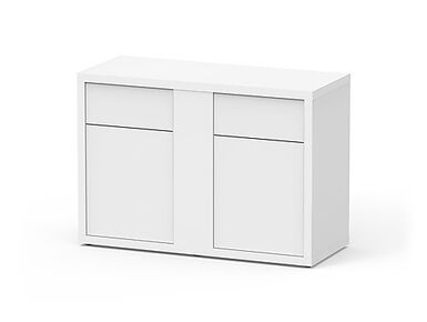 Aquatlantis - Meuble SUBLIME 120 Blanc pour Aquarium - 120x50x83cm