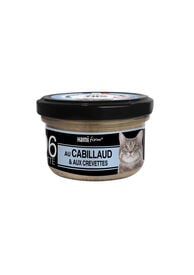 Hamiform - Les Cuisinés N°6 au Cabillaud et Crevettes pour Chats - 80g