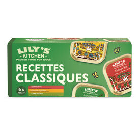 Lily's Kitchen - Multipack Recettes Classiques Terrines pour Chiens - 6x150g