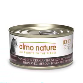 Almo Nature - P&acirc;t&eacute;e HFC Jelly Thon avec M&eacute;rou pour Chats - 70g