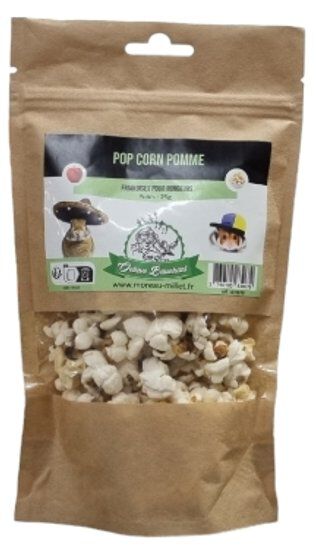 Octave Bauchant - Friandises Pop-corn Pomme Rongeurs - 25g Image num&eacute;ro 1