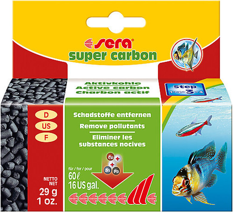 Sera - Charbon Actif Super Carbon - 29g image number null