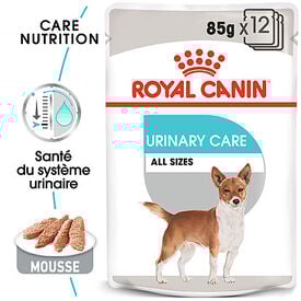 Royal Canin - Pâtée en mousse URINARY CARE MOUSSE CHIEN TOUTE TAILLE - 12x85g