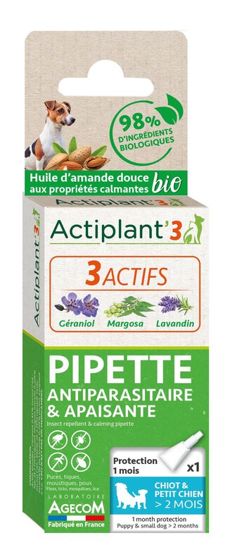 DeBonPoil - Pipette Antiparasitaire et Apaisante pour Chiot Petit Chien - x1 Image numéro 2 DeBonPoil - Pipette Antiparasitaire et Apaisante pour Chiot Petit Chien - x1 Image numéro 2
