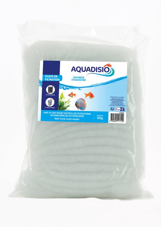Aquadisio - Ouate Filtrante pour Aquarium - 100g Image numéro 1 Aquadisio - Ouate Filtrante pour Aquarium - 100g Image numéro 1