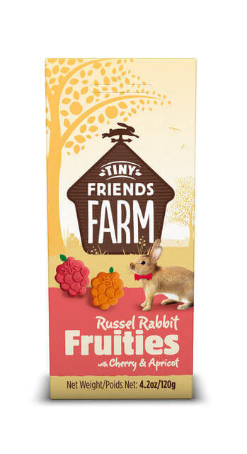 Tiny Friends Farm - Biscuits aux Cerises et Abricots pour Lapin - 120g Image num&eacute;ro 1