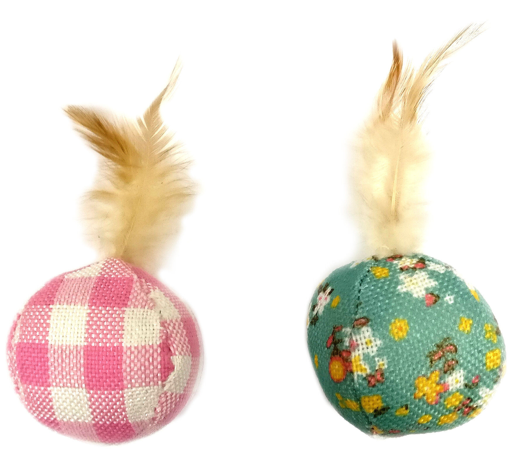 Croci - Balle Plume avec Catnip pour Chats - 7cm Image num&eacute;ro 1