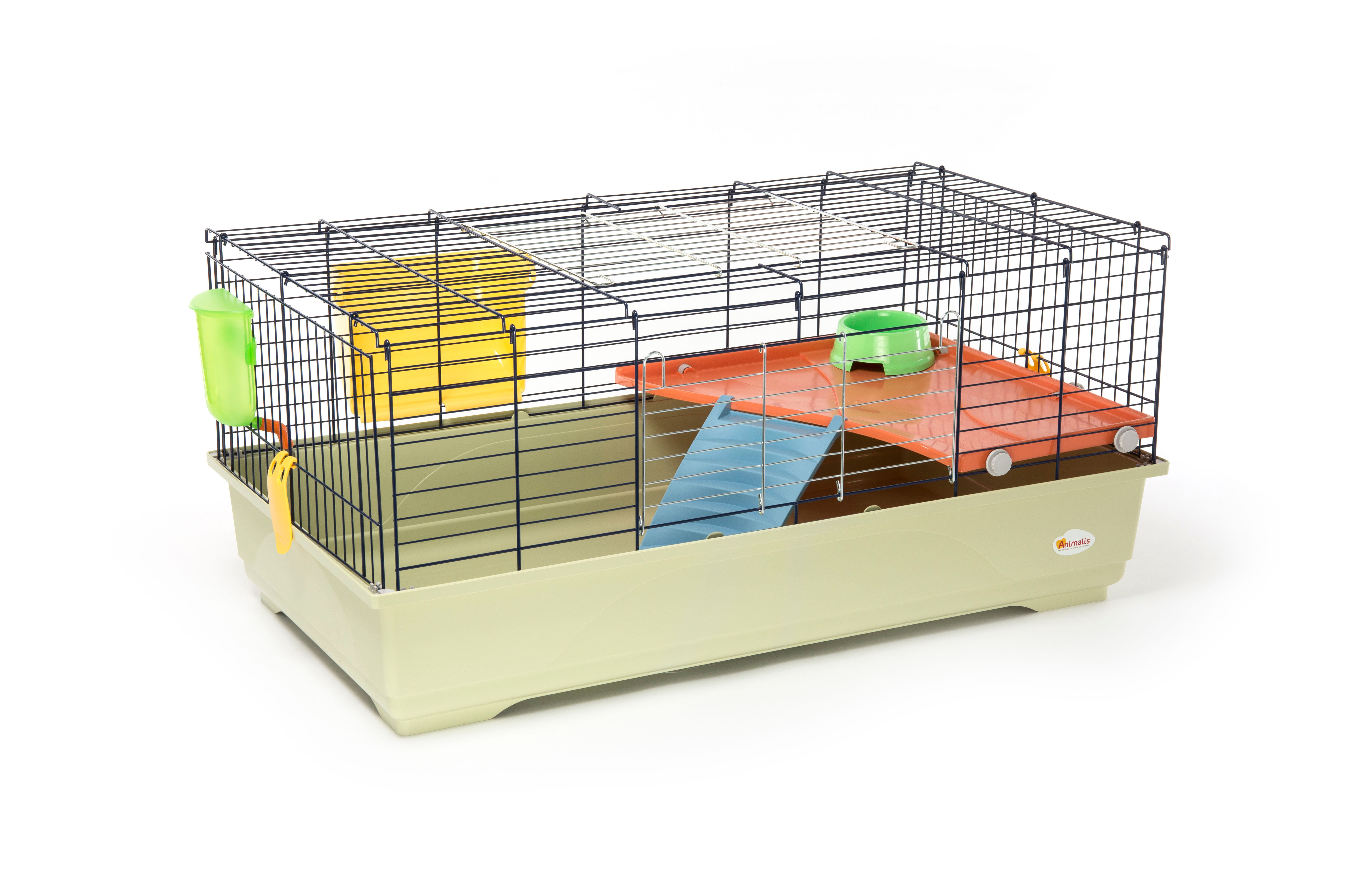 Animalis - Cage &Eacute;quip&eacute;e pour Lapin - 100x54,5x45cm Image num&eacute;ro 1