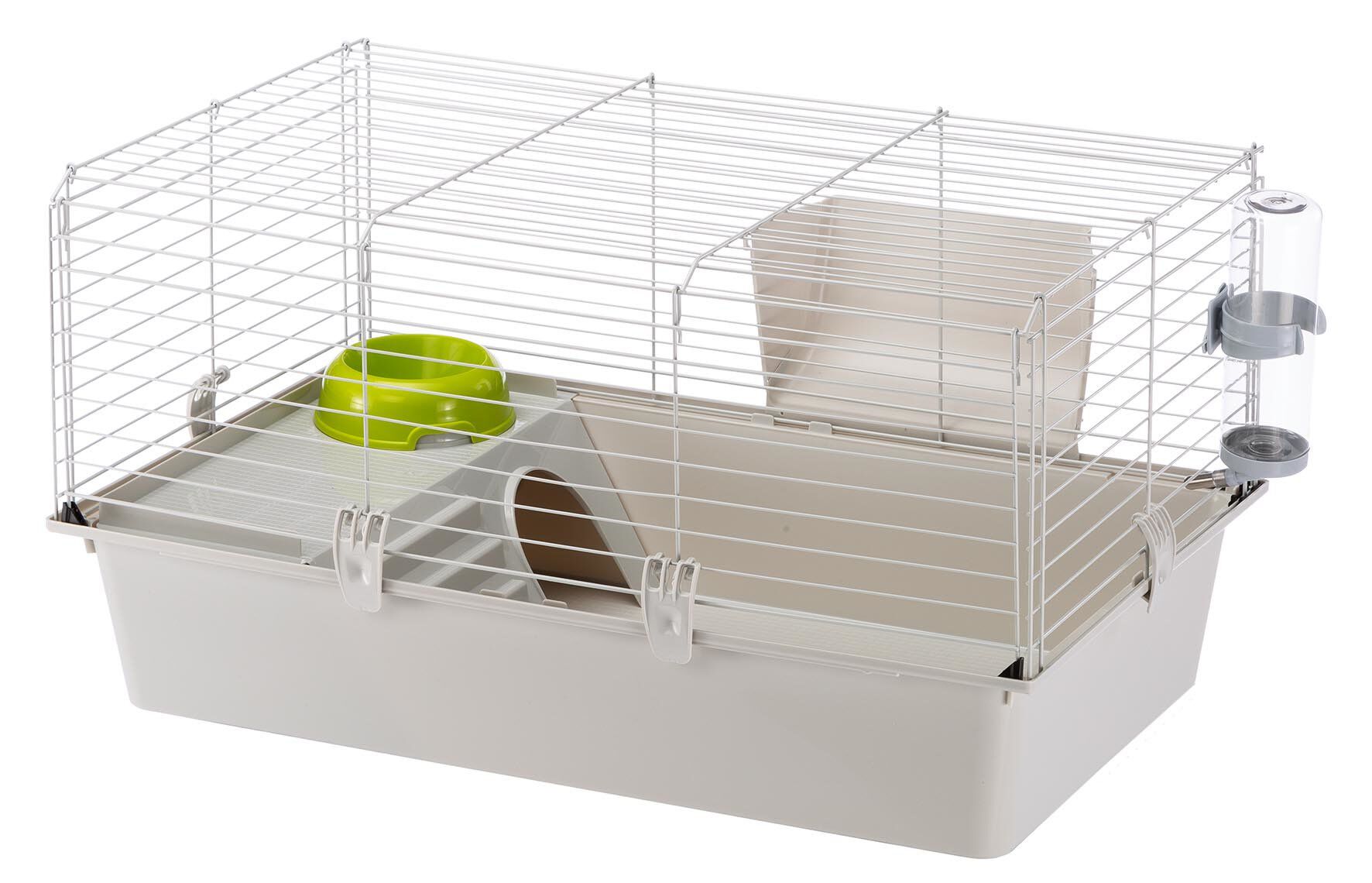 Ferplast - Cage Cavie 80 pour Cochon d Inde - Gris Image num&eacute;ro 1