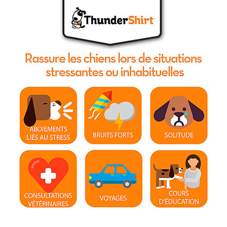 Thundershirt - Gilet Relaxant Bien Etre pour Chiens - XS image number null