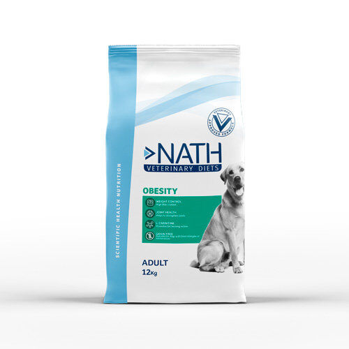 Nath Veterinary Diet - Croquettes Obesity Sans C&eacute;r&eacute;ales pour Chiens - 12Kg Image num&eacute;ro 1