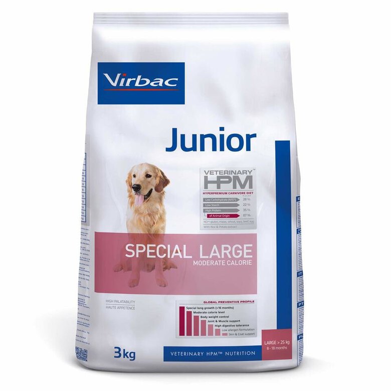 Virbac - Croquettes Veterinary HPM Special Large pour Chiots - 12Kg image number null