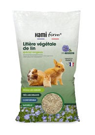 Hamiform - Liti&egrave;re V&eacute;g&eacute;tale Lin pour Rongeurs - 30L